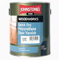 Johnstones Quick Dry Floor varnish Satin лак на водній основі 5л