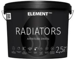ELEMENT PRO Radiators акрилова емаль для радіаторів 2,5л
